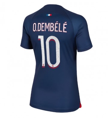 Paris Saint-Germain Ousmane Dembele #10 Koszulka Podstawowych Kobiety 2023-24 Krótki Rękaw
